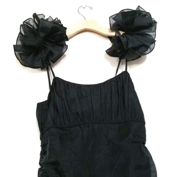 NWT Lovers and Friends Moda Floral Shoulder Applique Mini Dress Coquette Lolita - Picture 6 of 11